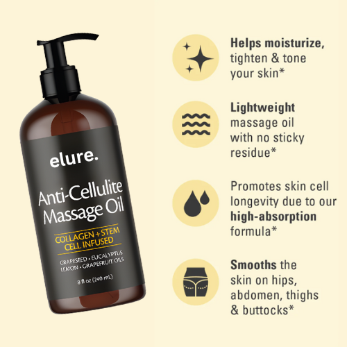Elure. Anti Cellulite Massage Oil